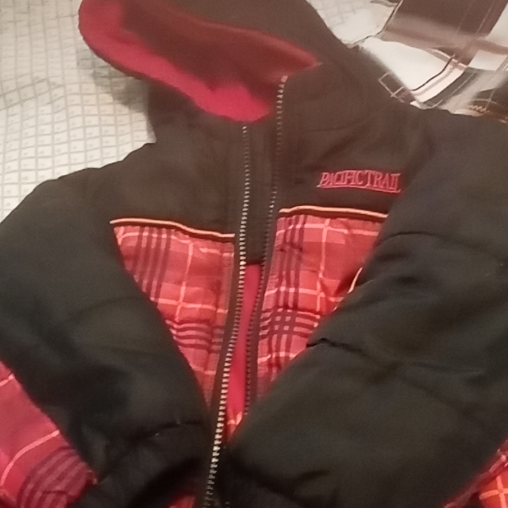 Pacific trail toddler plaid coat